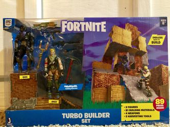 Fortnite Jonesy and Raven Turbo Builder Set 2  Action Figures 89 piece set 