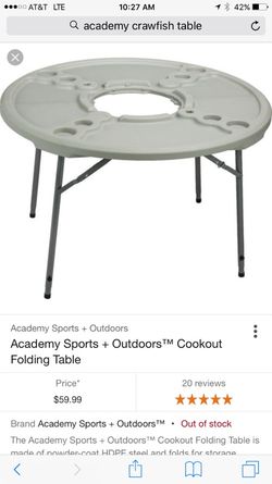 Crawfish Table 45 Like New For Sale In Humble Tx Offerup