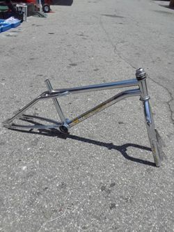 Gt Pro Performer 1984 Made In The Usa Chrome 4130 Bmx Bike Frame Fork Tange Head Set 350 Dollars Located In The Sanfernando Valley For Sale In Sylmar Ca Offerup