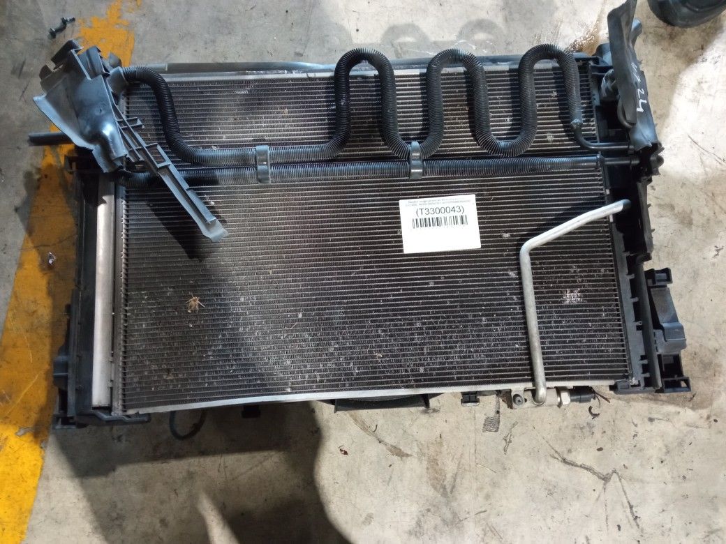 Radiator, Condenser And Fan For 2014 Mercedes C-Class Stock 54724