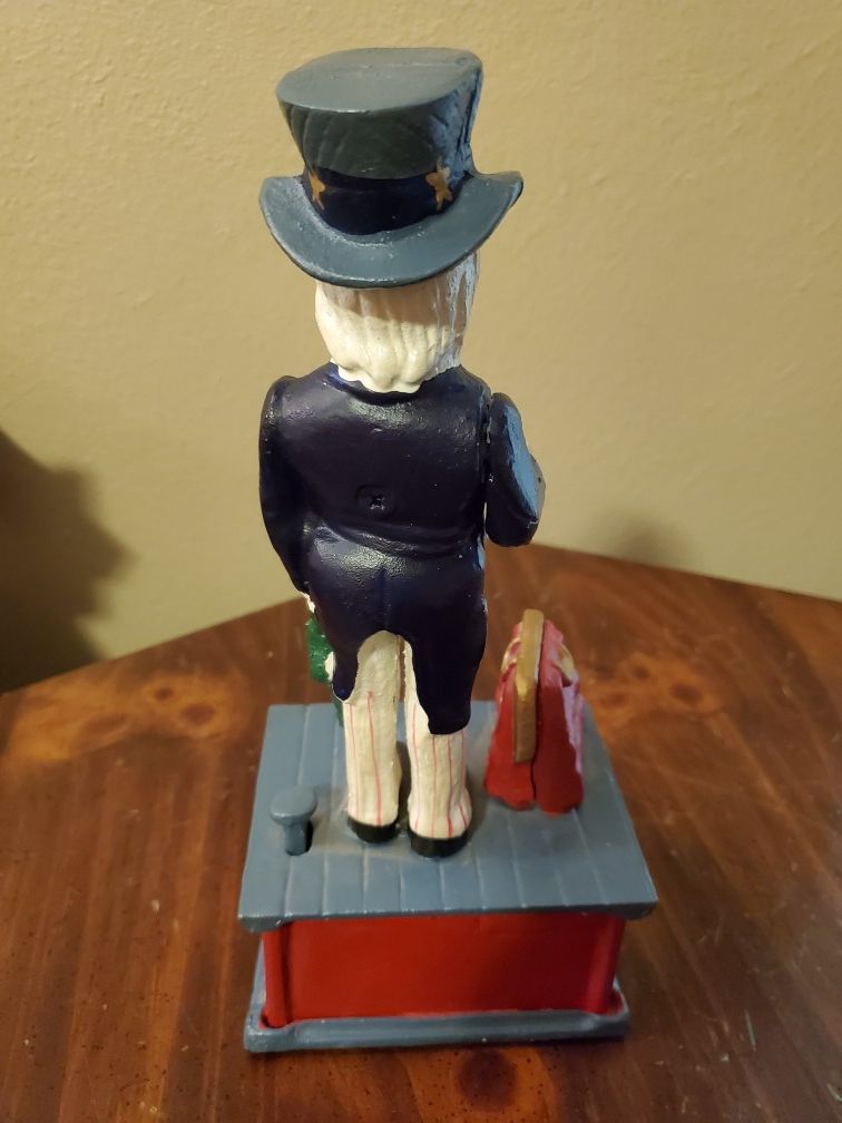 Cast iron penny bank