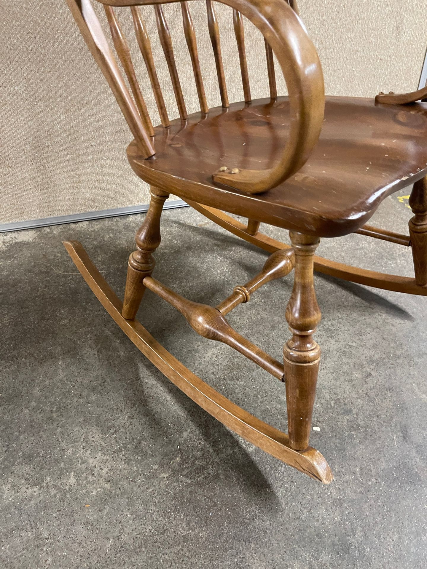 Ethan Allen Country Craftsman Rocker Rocking Chair Pine #19-9307 #657 