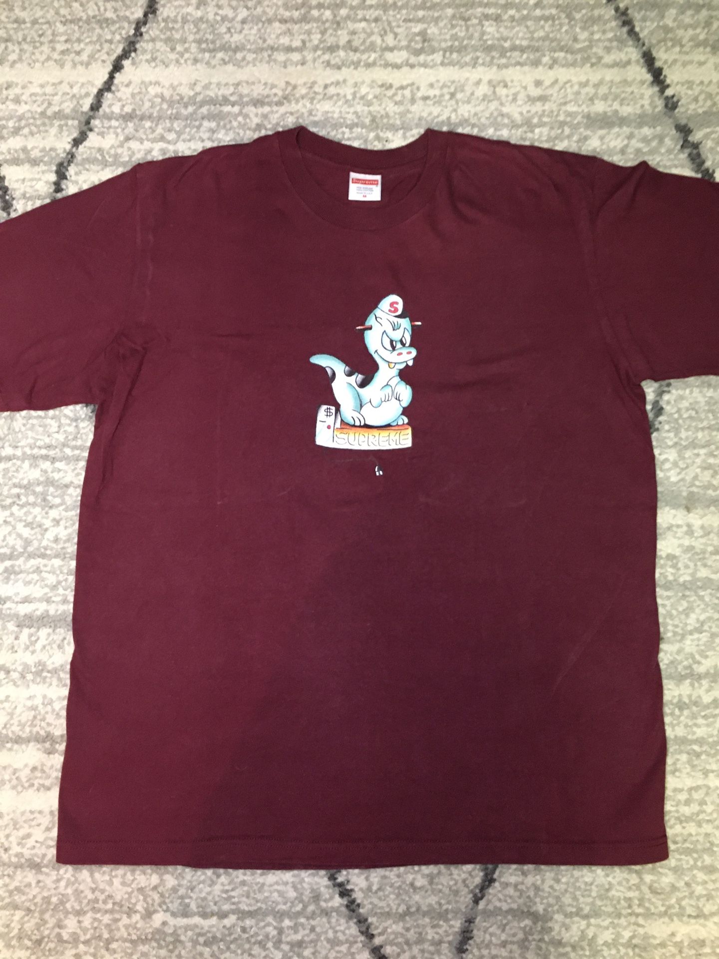 Mens Burgundy Supreme Tshirt