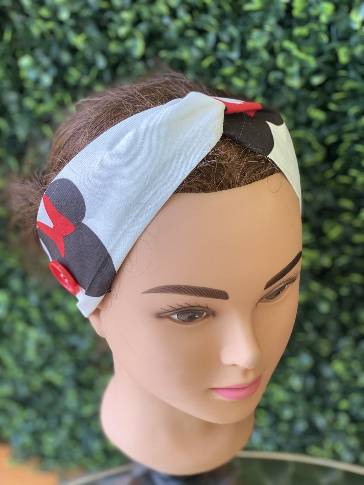 Minnie Mouse ear saver headband