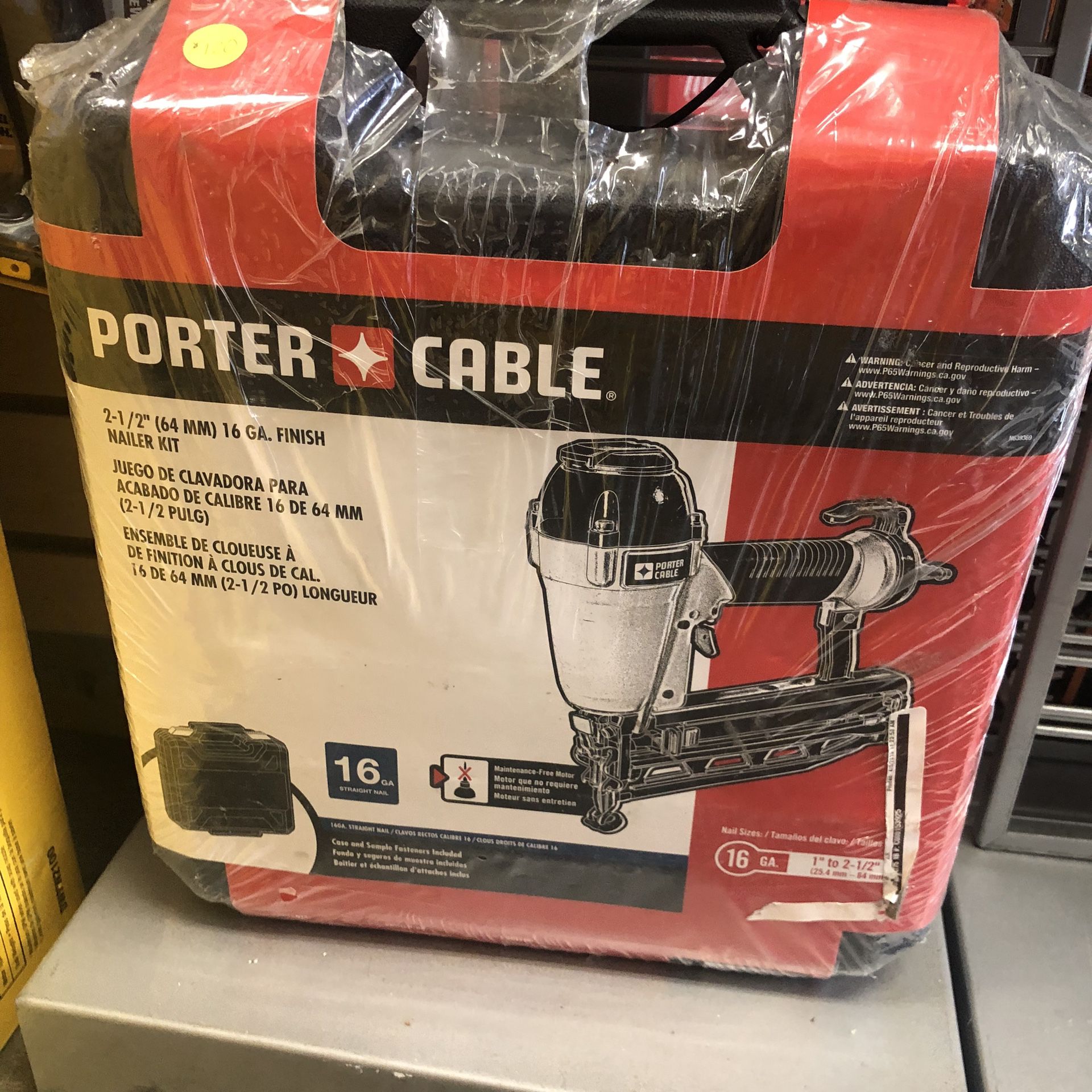 Porter Cable New 16ga Finish Nailer 