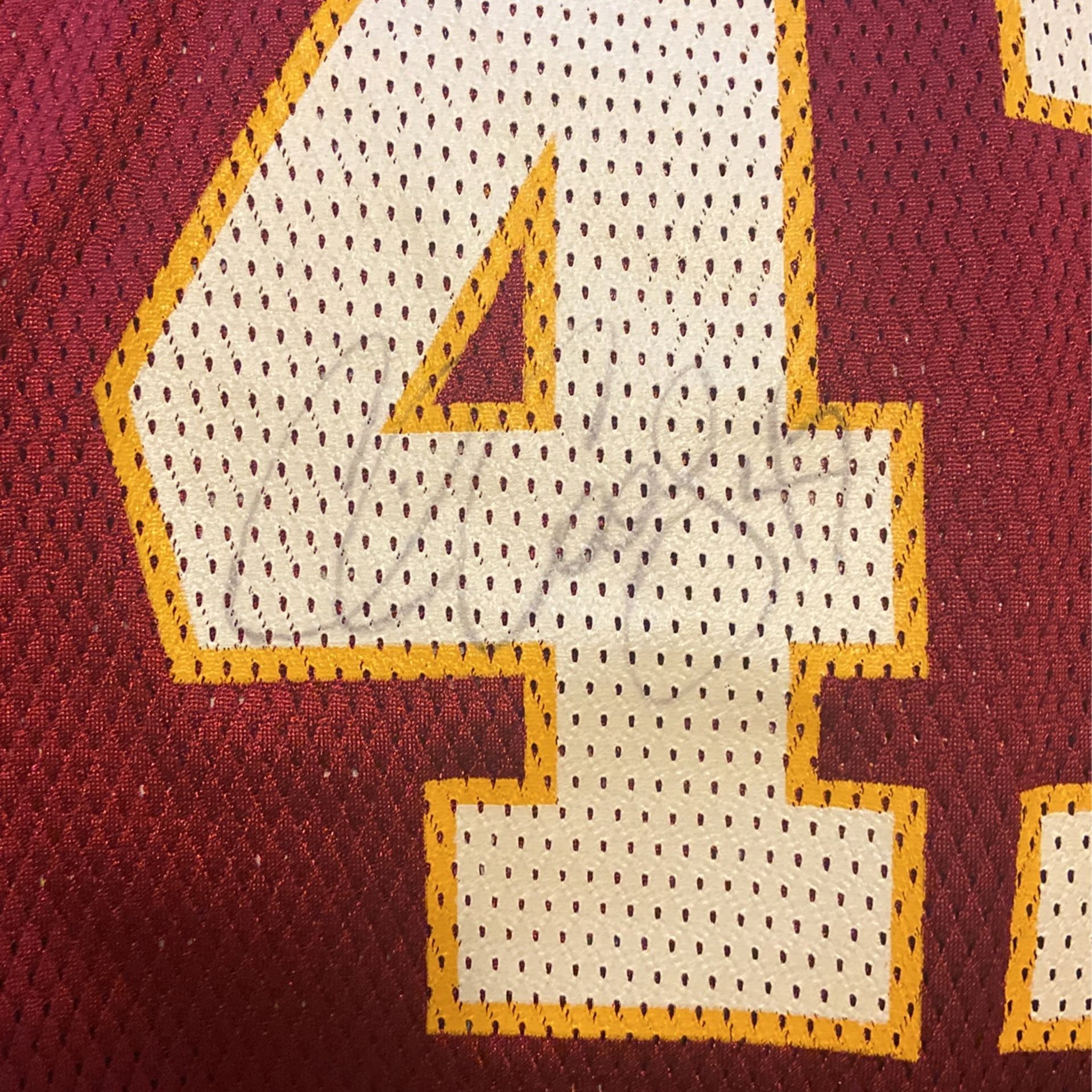 Signed Youth Chris Cooley Redskins Jersey