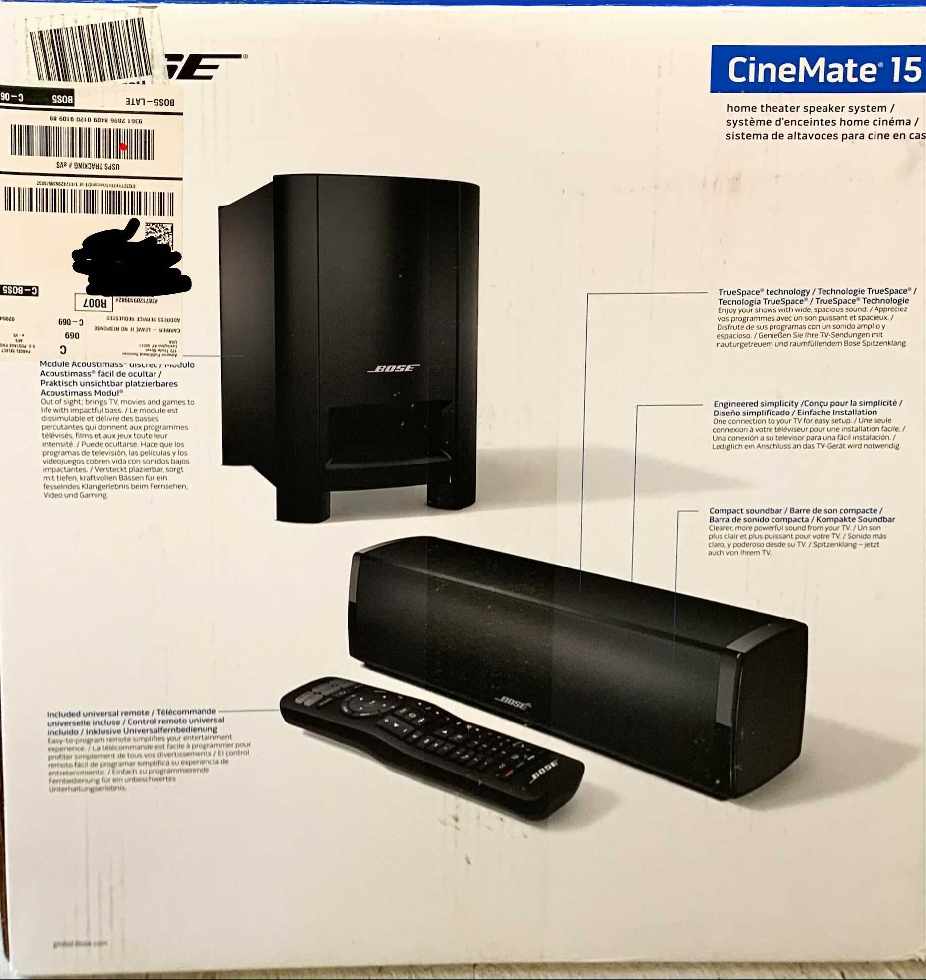 Bose Cinemate 15 Home Theater Speaker System