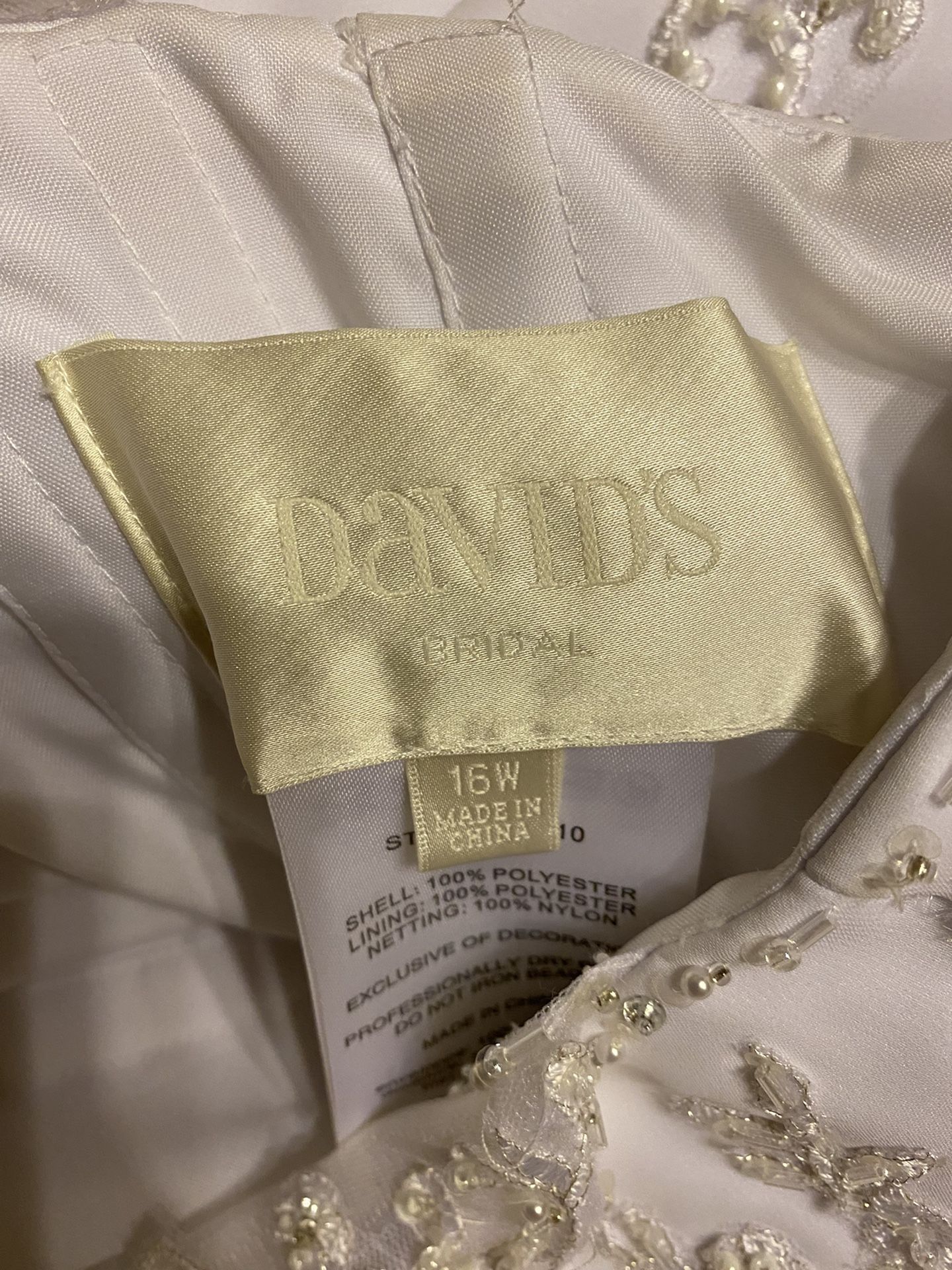 David’s Bridal Wedding Dress