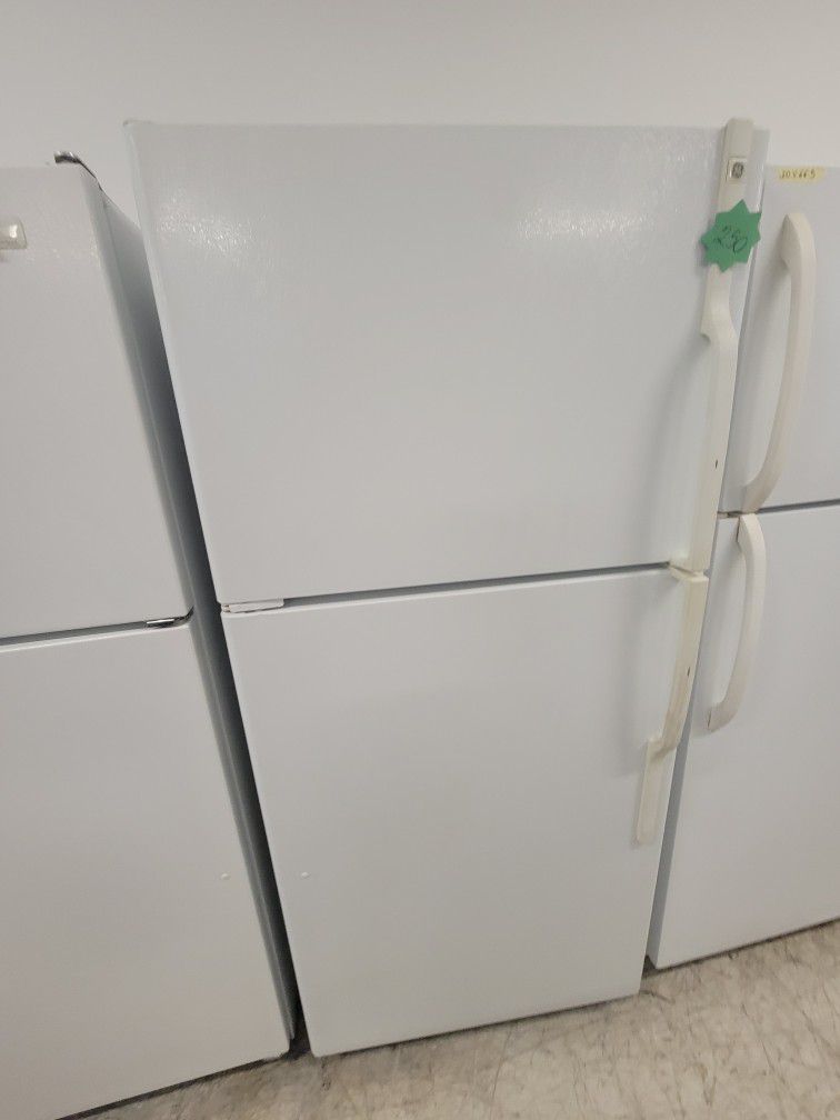 Ge Top Freezer Refrigerator Used Good Condition With 90day's Warranty 