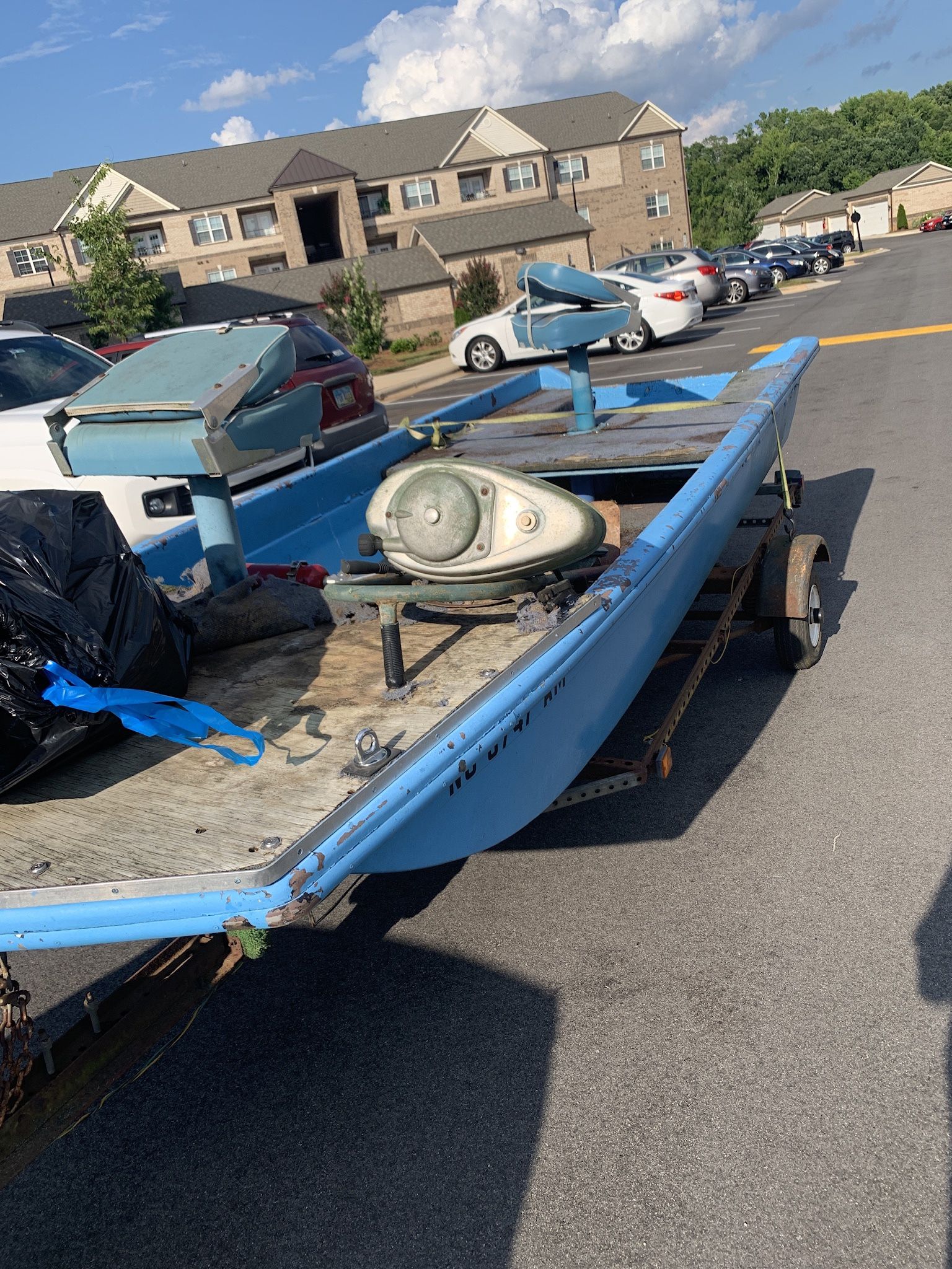 Johnson Outboard 2hp AND BOAT