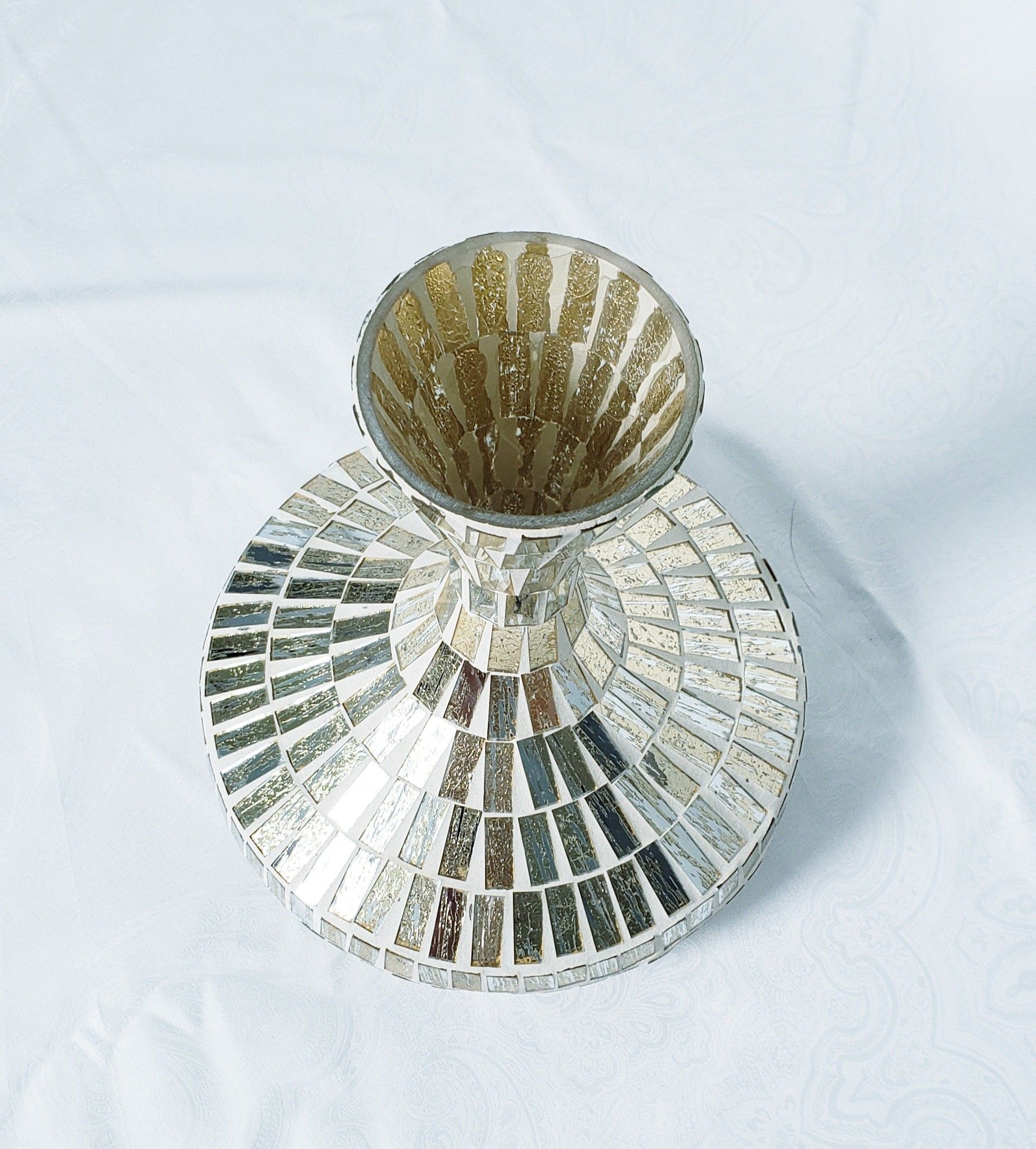 Golden Glass Vase