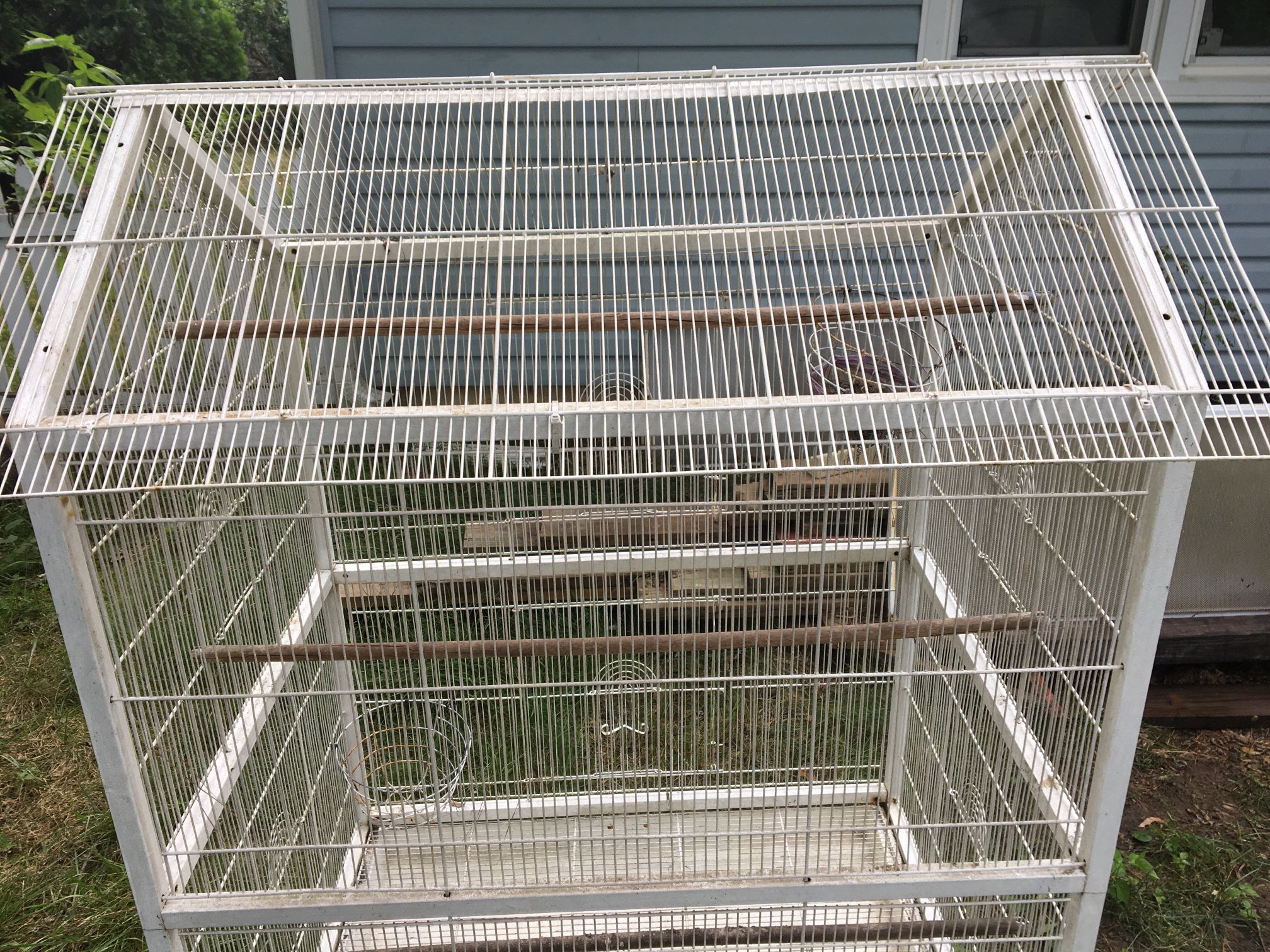 Aviary (bird Cage) Disassembled For Pickup