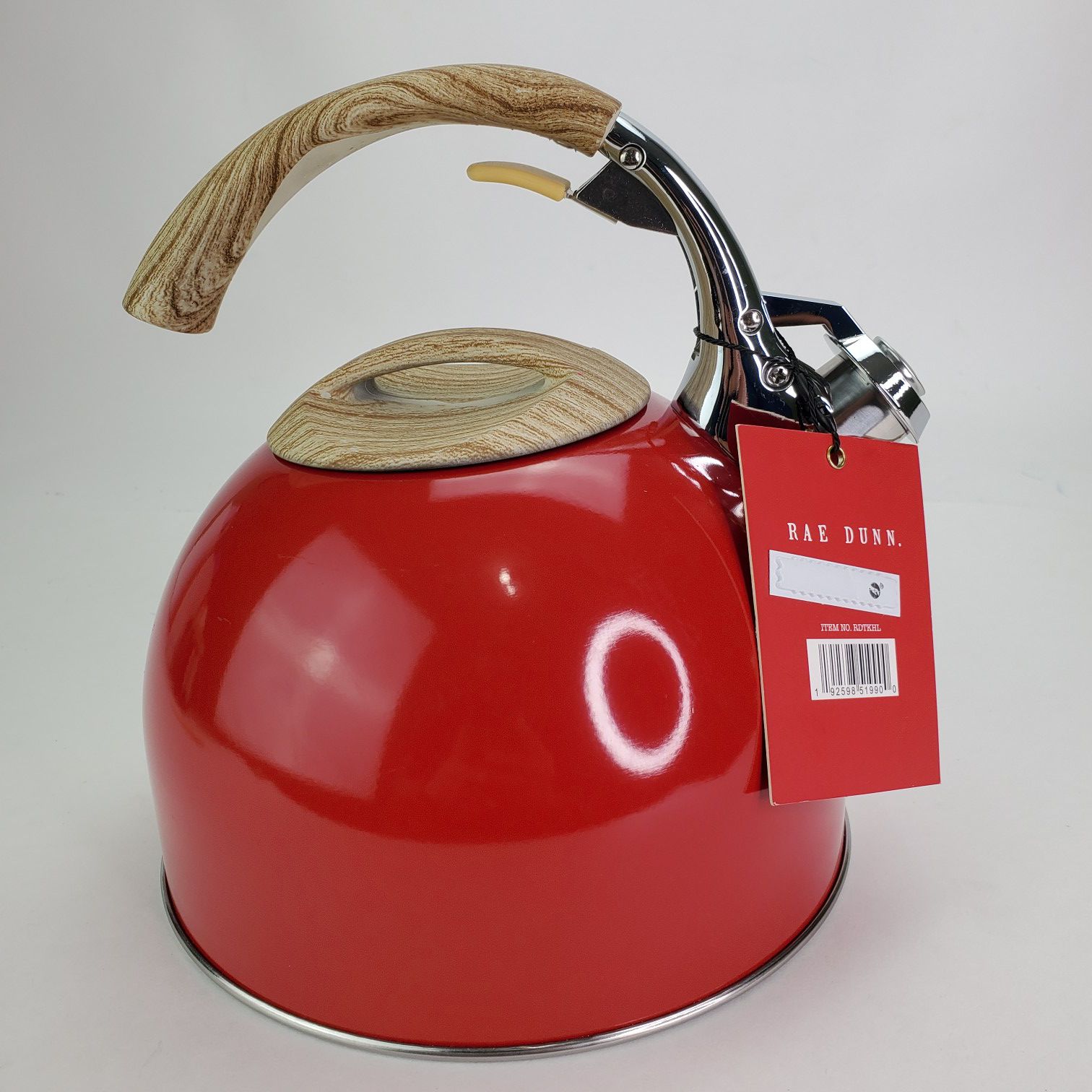 Rae Dunn by Magenta Red New Tea Kettle Pot Merry Christmas Holiday 2020 NWT