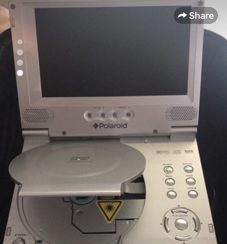 Portable DVD player and carrying case and Blu-ray DVDs