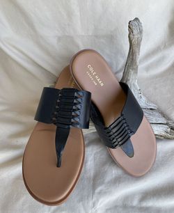 Cole Haan Leather Sandals Size 8 B Thumbnail