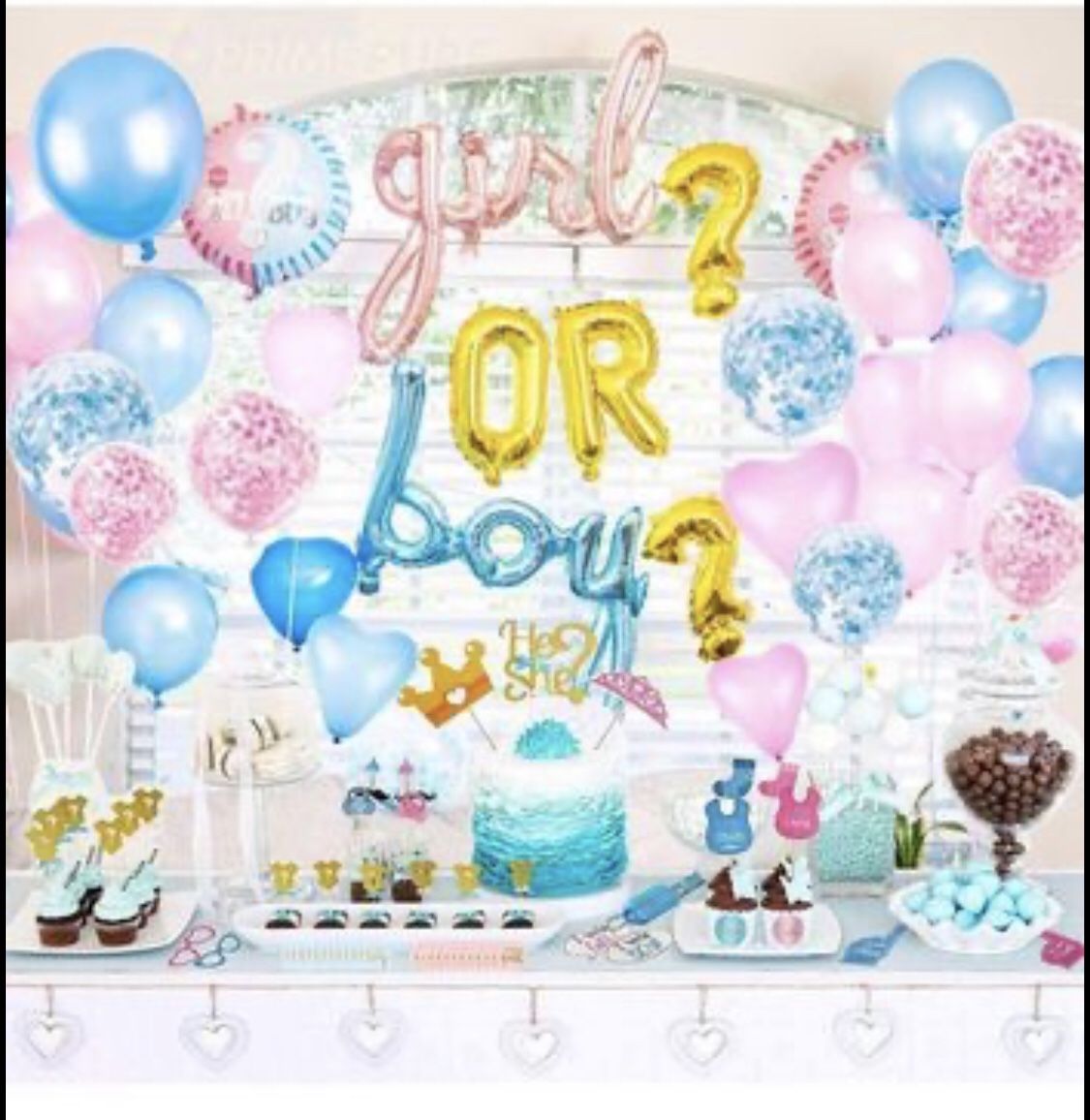 Gender Reveal Decoration Kit