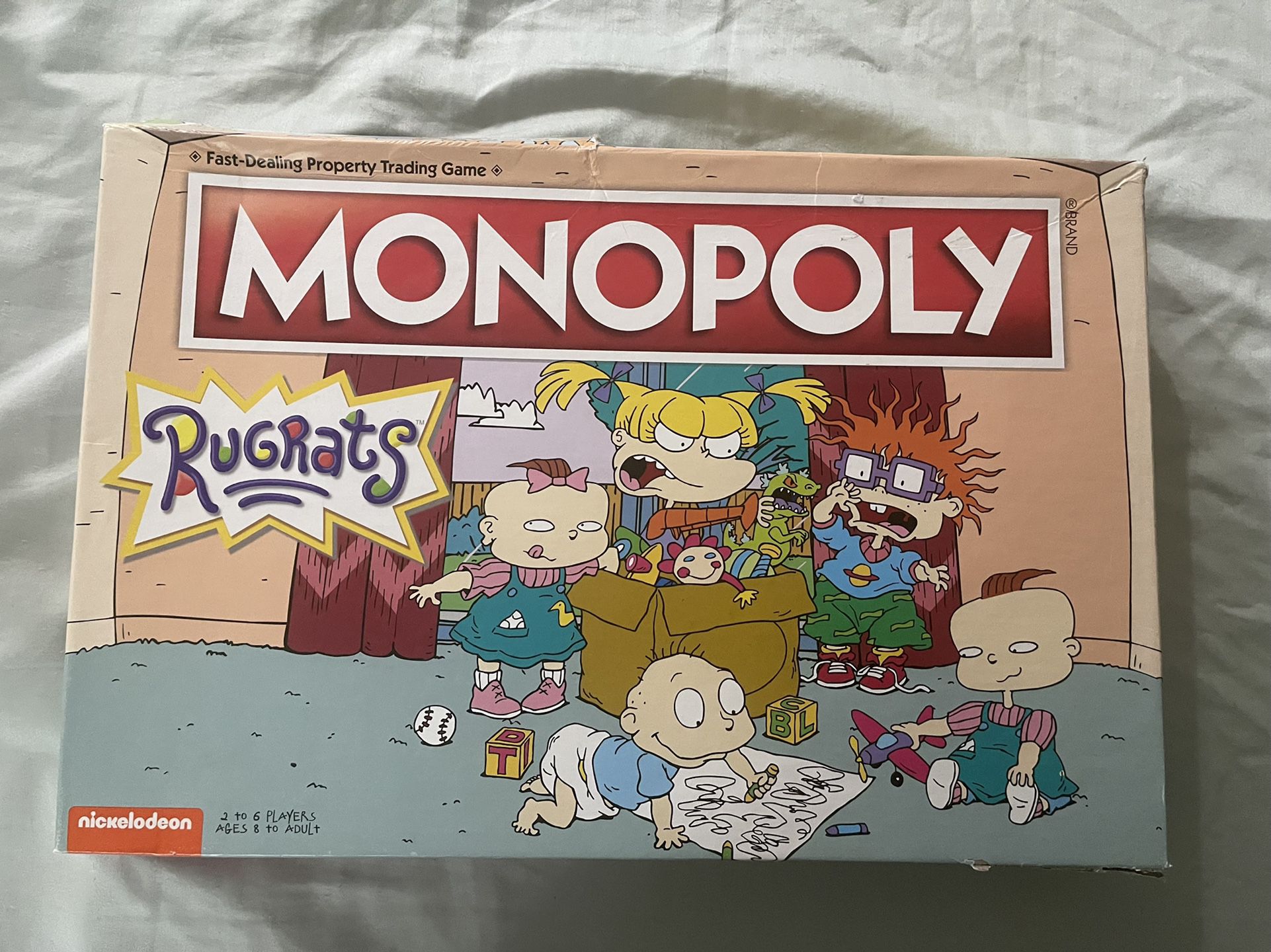 Rugrats Monopoly 2018 Board Game  USAopoly  Nickelodeon Brand New Not Sealed Box In Not Mint Shape 
