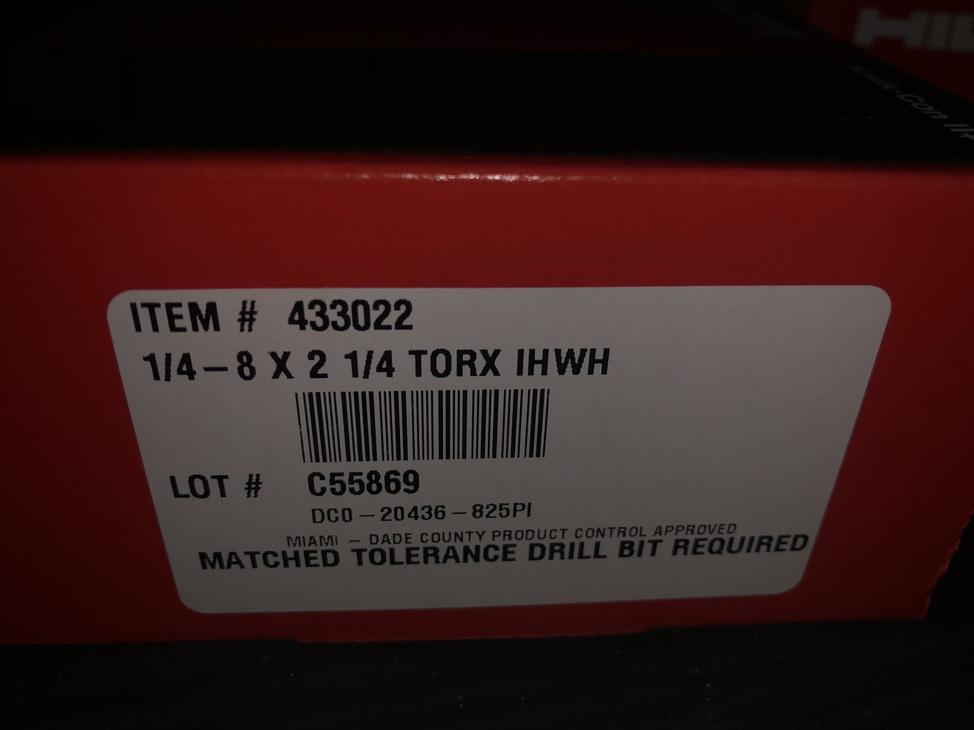 KWIKCON II+ TORX HEX HEAD (Hilti) for Sale in Queens, NY OfferUp