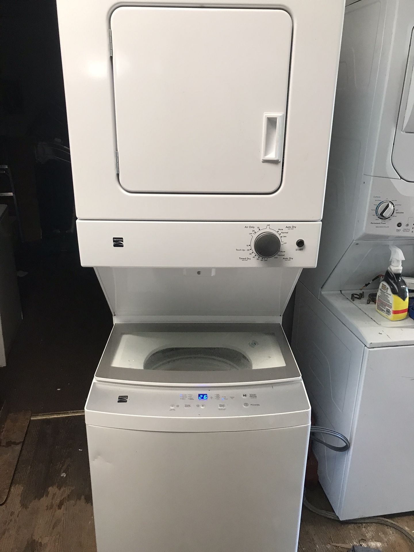 Apt Size Electric Laundry Center Washer And Dryer