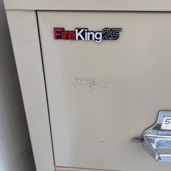 Fire King 25 Filing Cabinet (no Key) Thumbnail