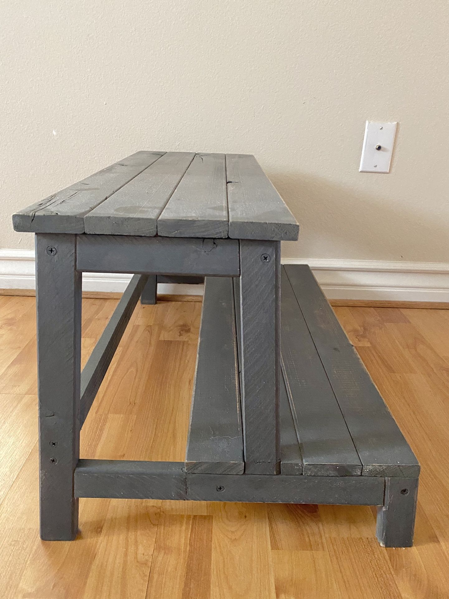 Rustic Wooden Step Stool Custom