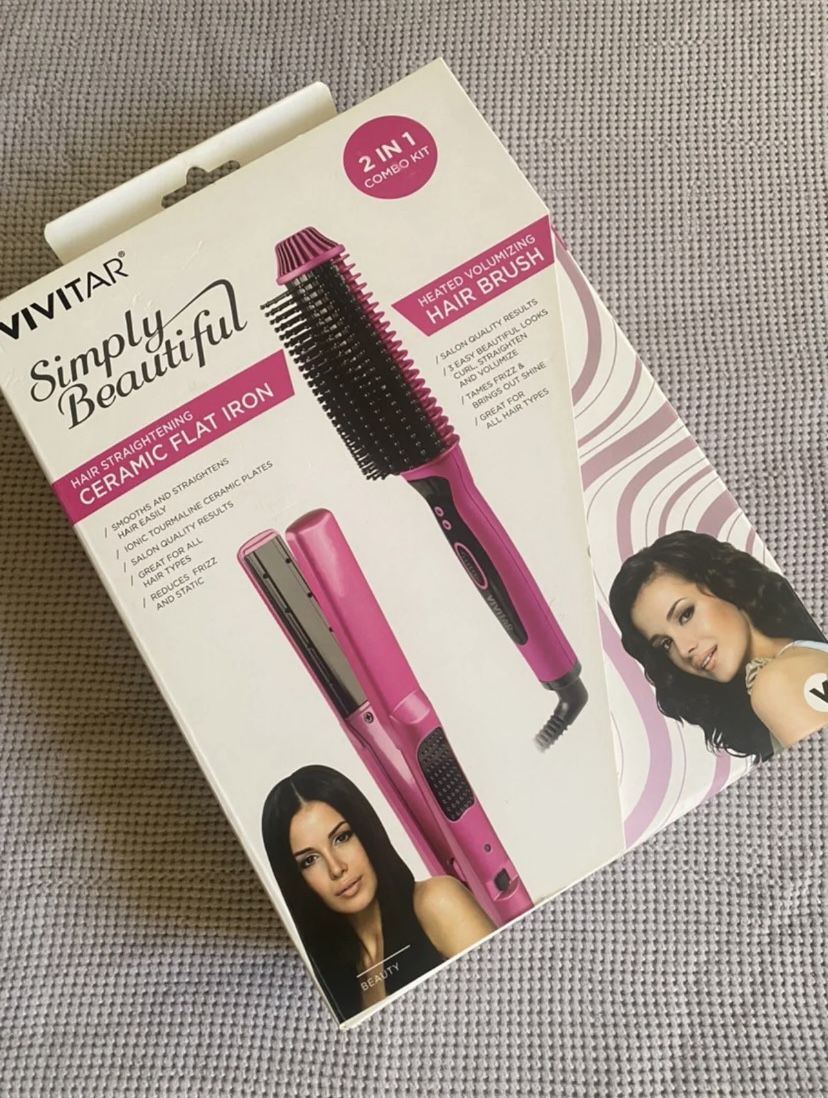 Flat Iron Comb Hair Styling Tools 