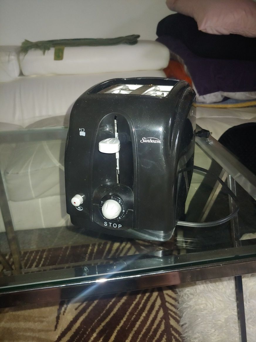 Sunbeam 3910 2-Slice Toaster - Black/Silver