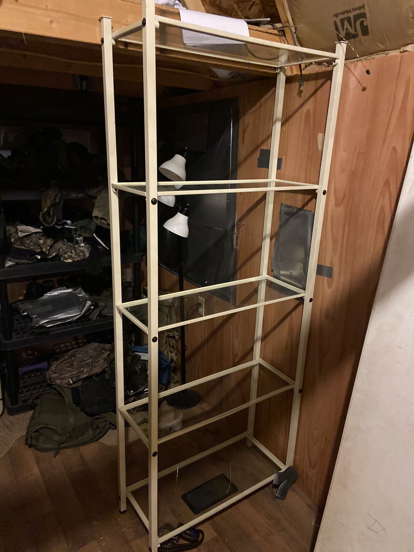 Glass shelf 6 feet in Height