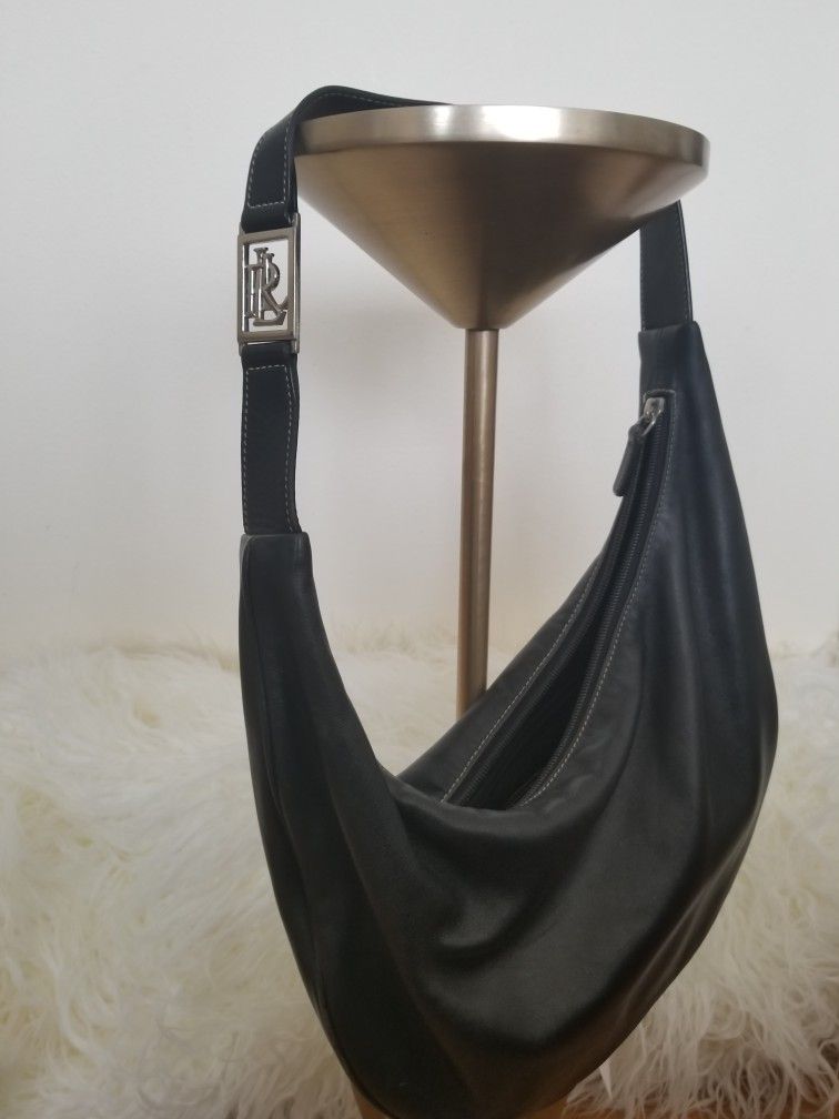 Ralph Lauren Hobo Handbag in Black