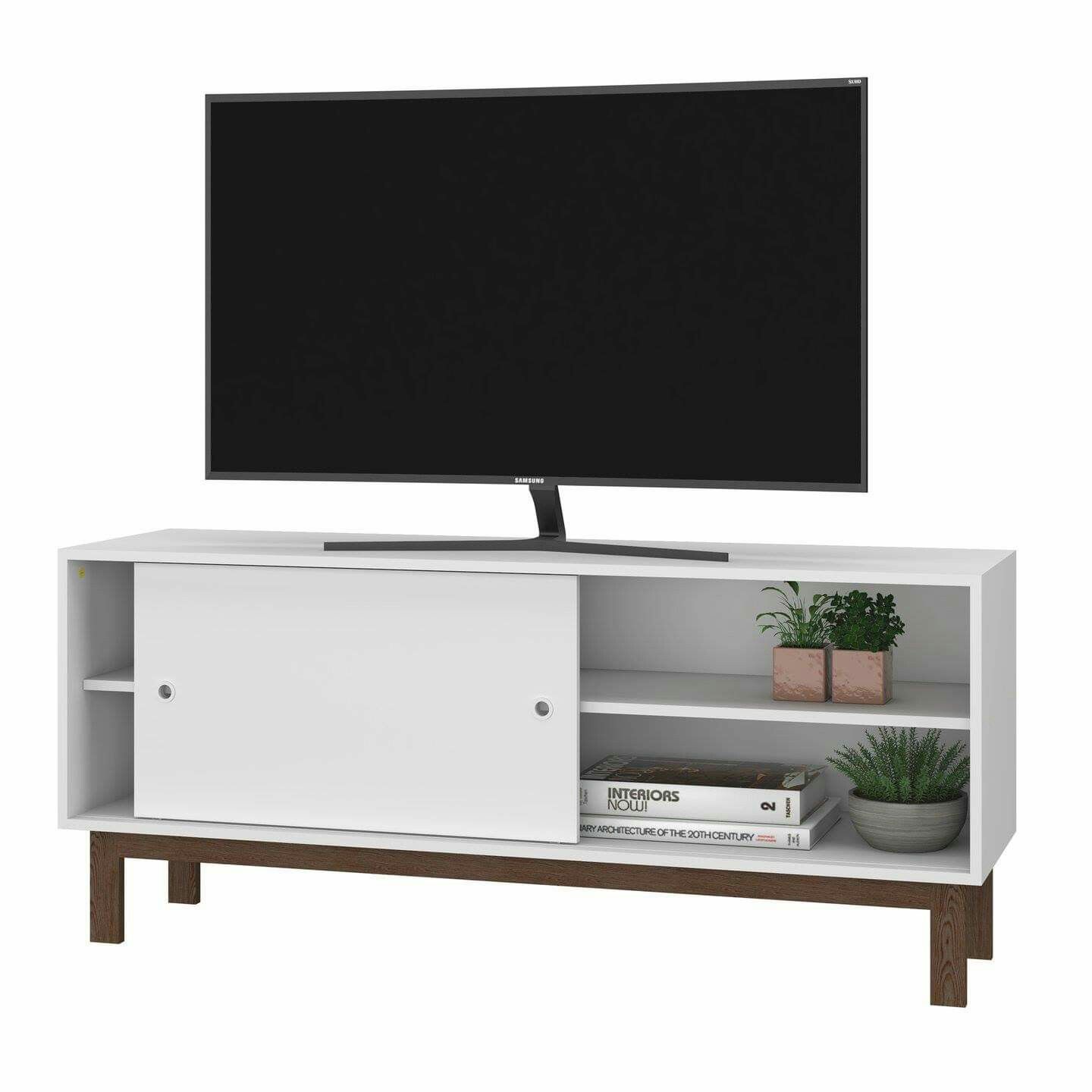 BRAND NEW!! Sturdy with Exquisite White Veneer Finish Televisíon Stànd