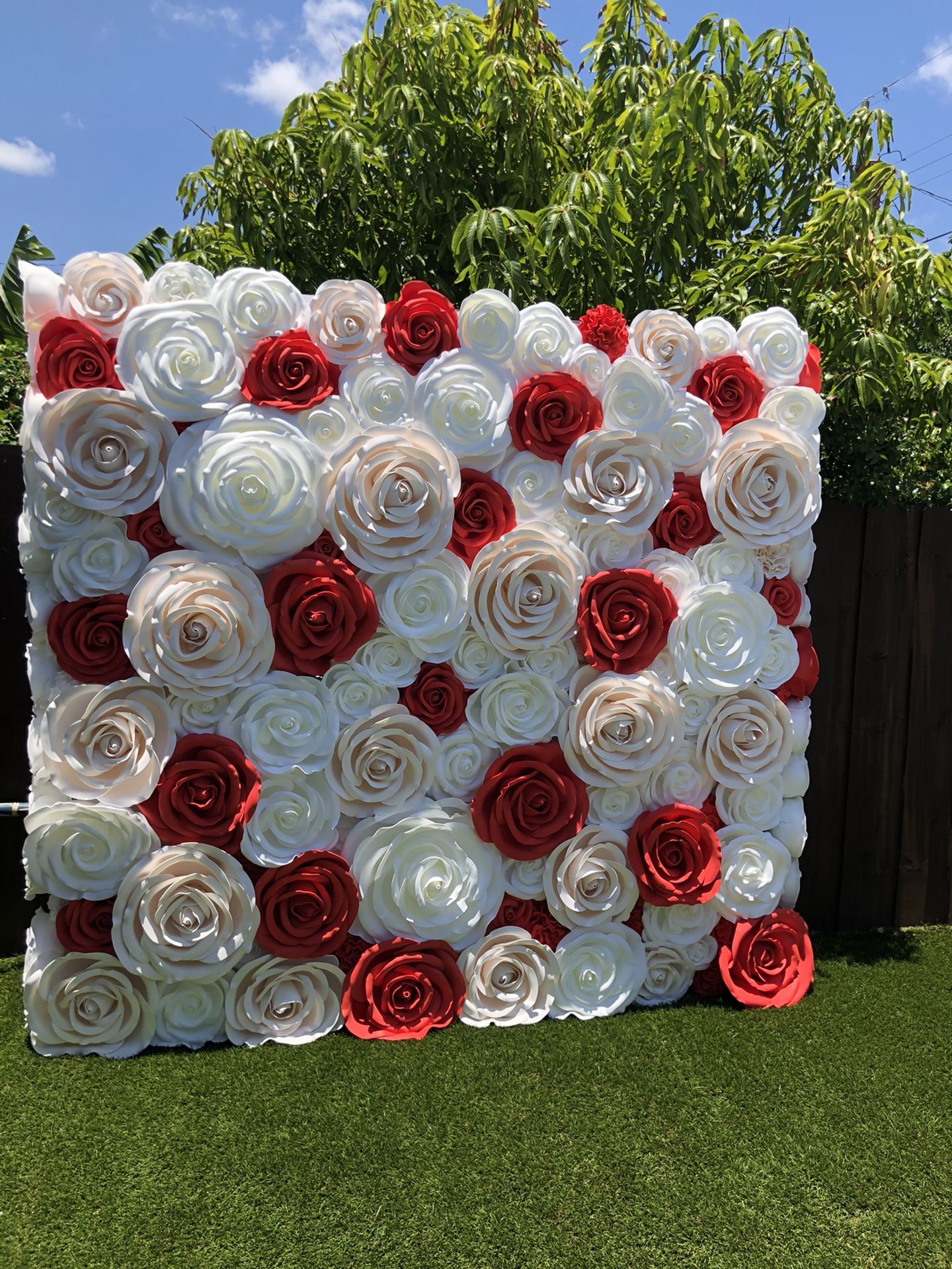 Giant Roses for Wall decor/Backdrop