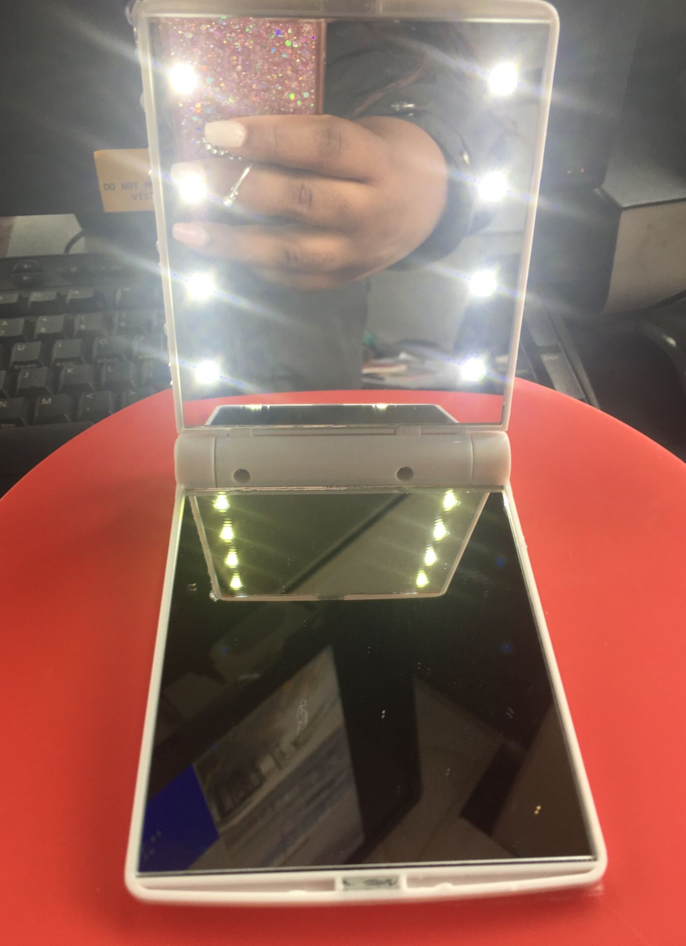 Custom Cardi B LED mirror