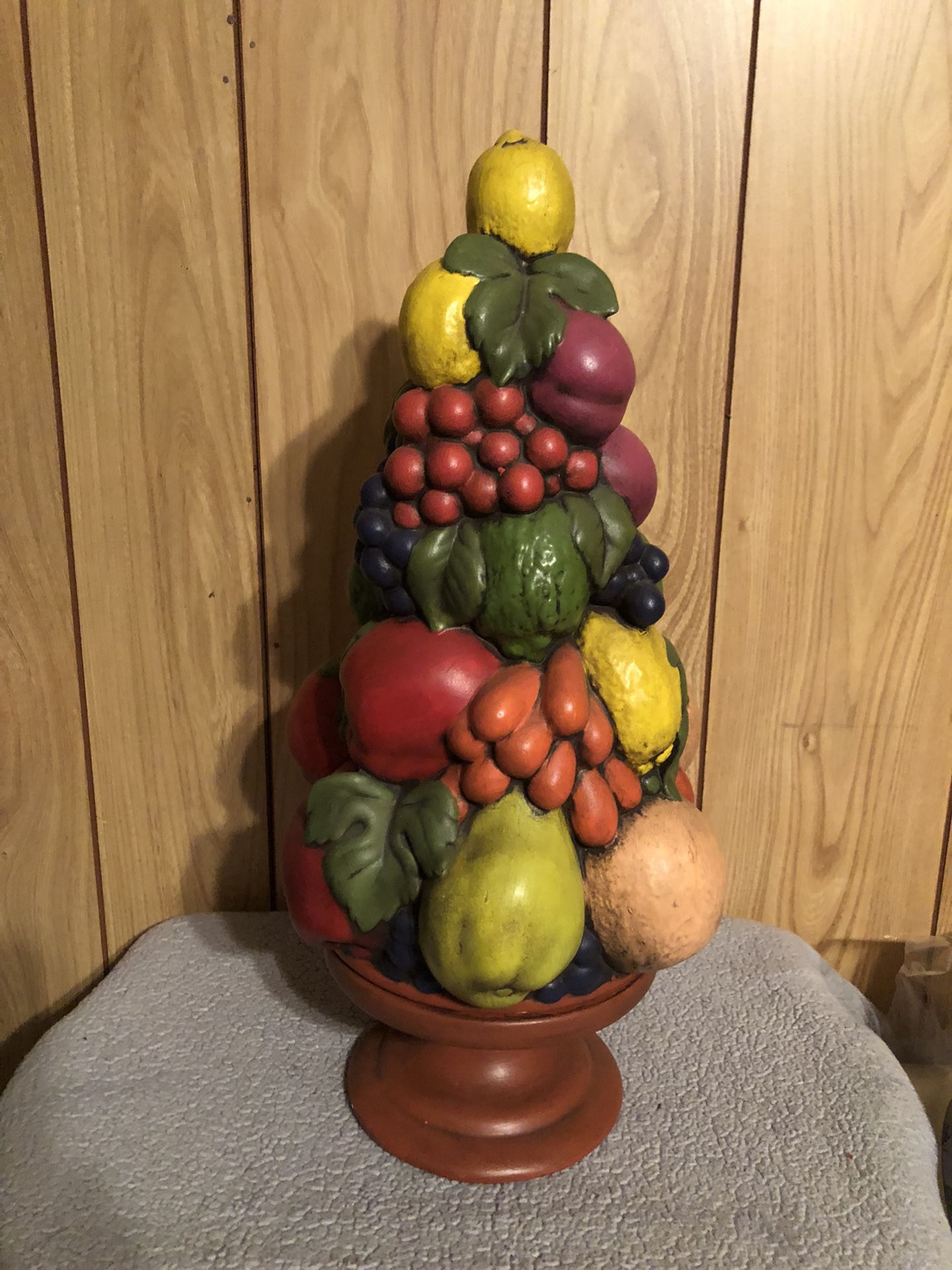 Estate Sale Ceramic Fruit Tree