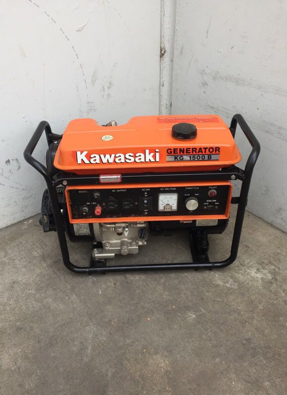 Classic Kawasaki Generator 1500 B for Sale in Santa Ana, - OfferUp
