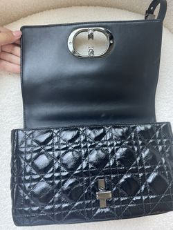 Christian Dior Crinkle Patent Lambskin Medium Caro Bag Thumbnail