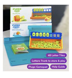 PlayShifu Educational Word Game - Plugo Letters (Kit + App with 9 Learning Games) STEM Toy Gifts for Kids Age 4+ Phonics, Spellings & Grammar  Thumbnail