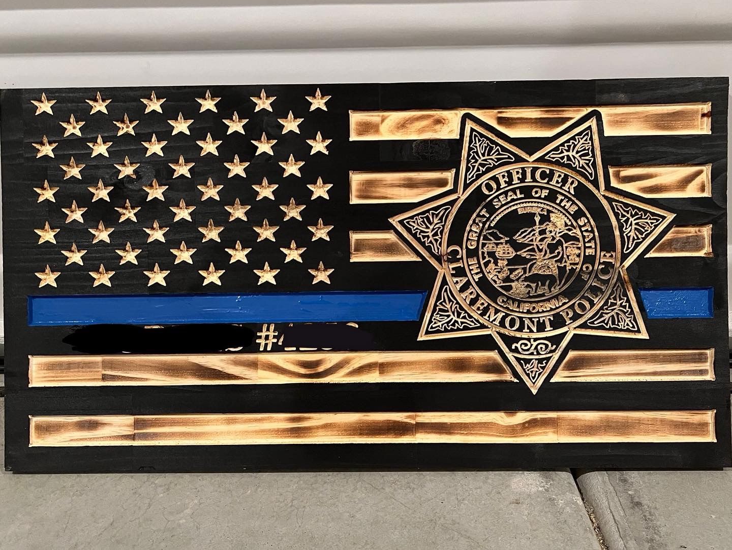 Custom Wood Flags