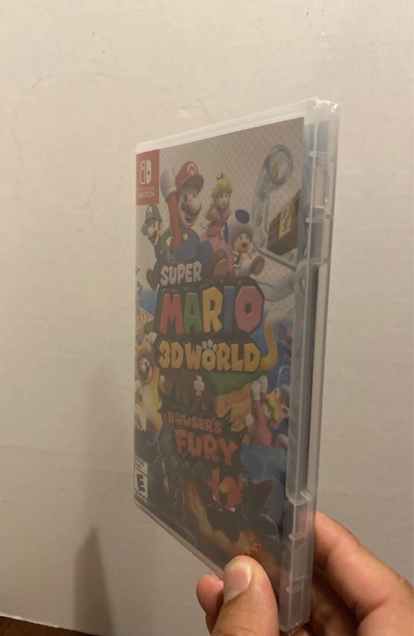 Nintendo Switch games Sealed bundle Mario Golf Luigi’s Mansion 3 Super Mario 3D World Browser’s Fury