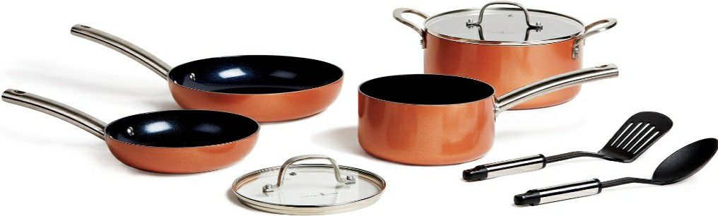 Copper Chef Black diamond cookware set 8pc.