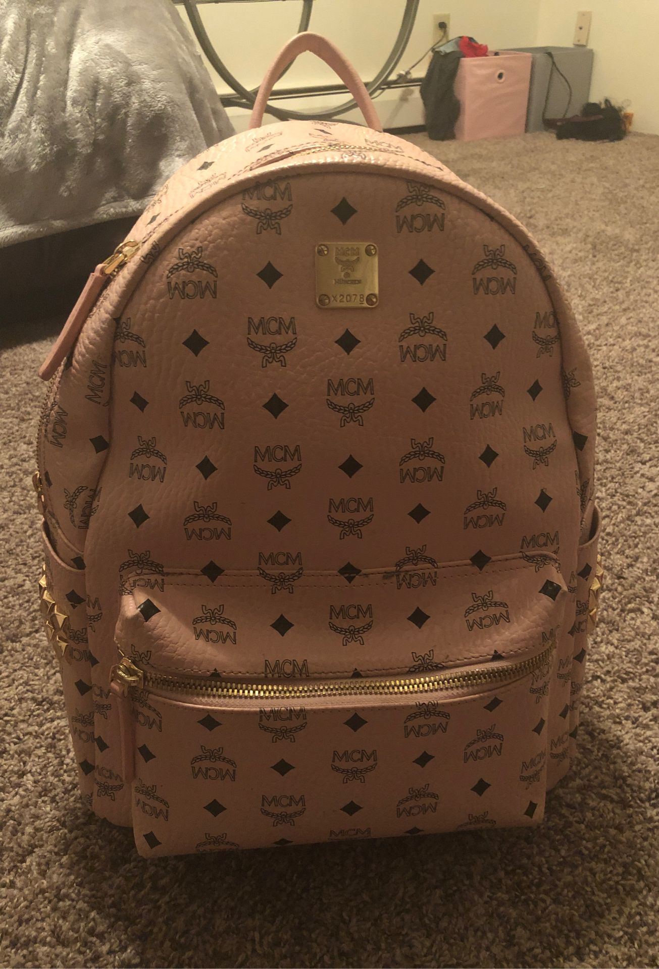 MCM Backpack (PINK)
