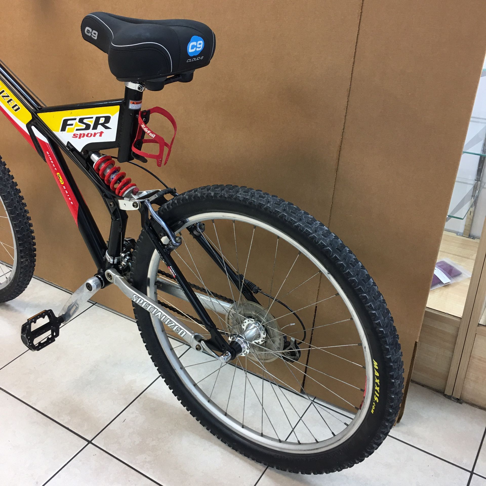 1999 SPECIALIZED FSR COMP RETRO CLASSIC FULL SUSPENSION DOWNHILL / CROSS COUNTRY BIKE