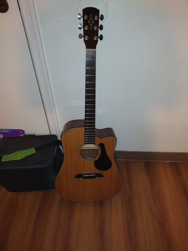 2002 Alvarez RD8C Acoustic Guitar with cut way