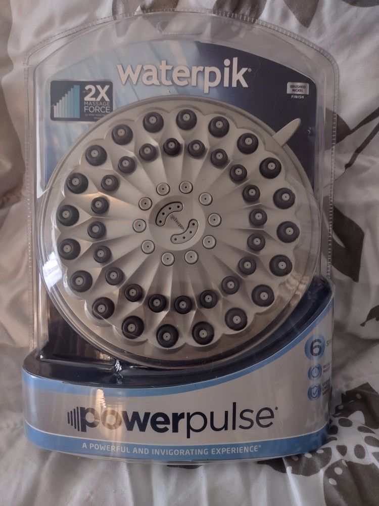 Waterpik Powerpulse 6 Spray Shower Head 6.8l/min