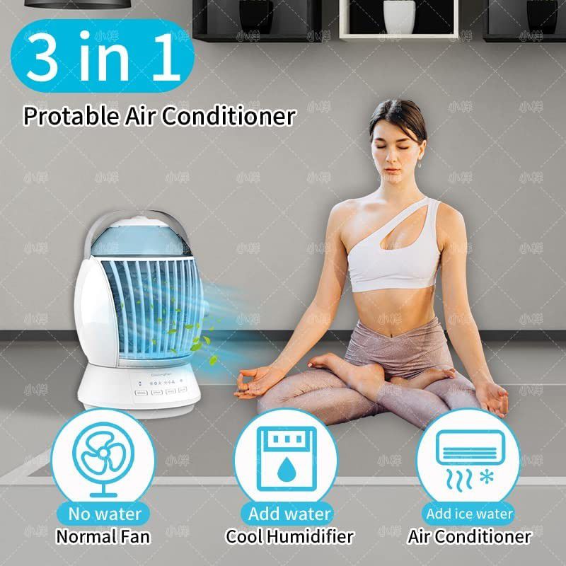 Portable Air Conditioner,Air Cooler, Spray Evaporative Air Cooler Humidifier 