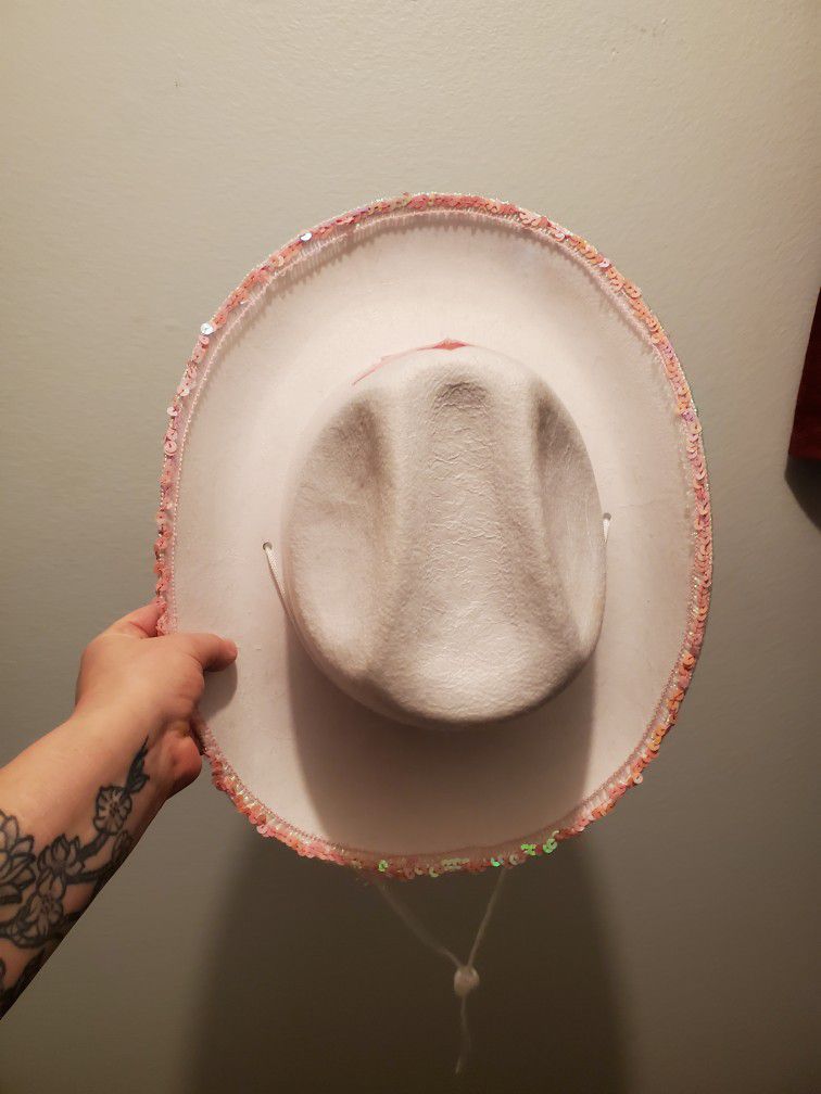Pink Cowgirl Hat 