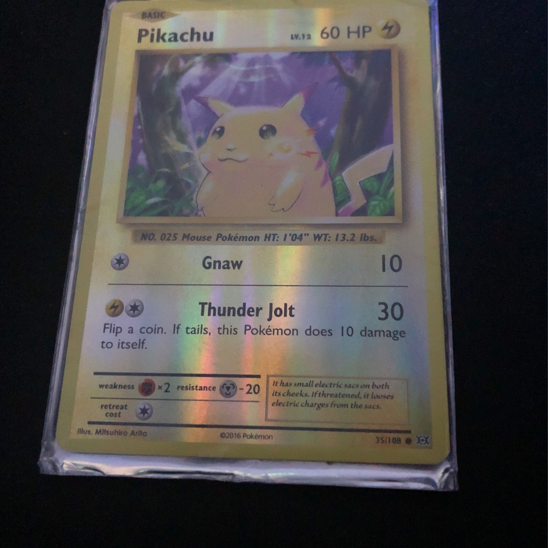 Pikachu Reverse Holo