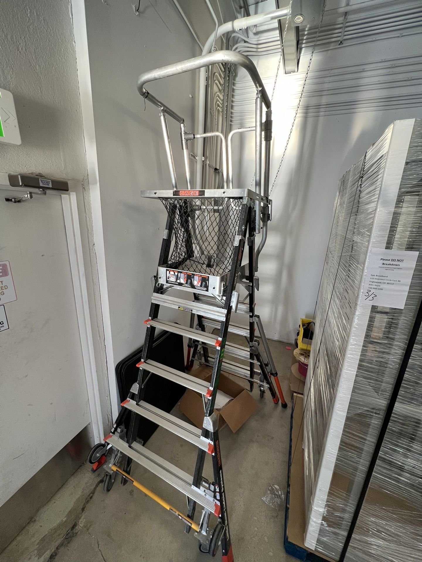 Little Giant Adjustable Safety Ladder (MSRP is 2,000.00)