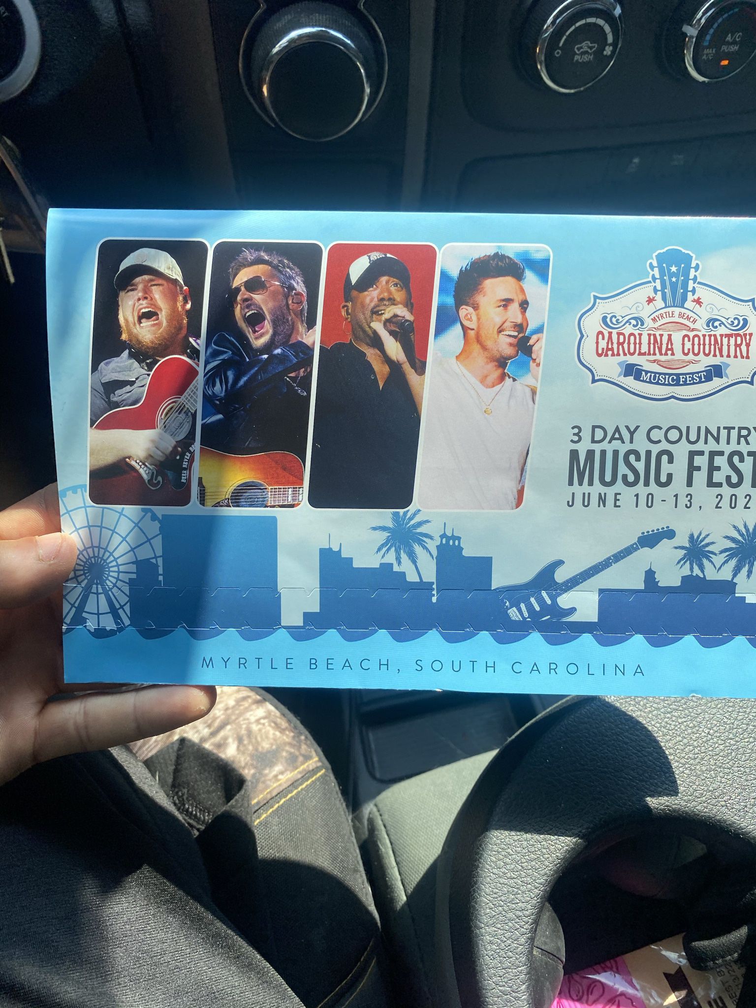Carolina Country Music Fest Tickets 3 Day! 