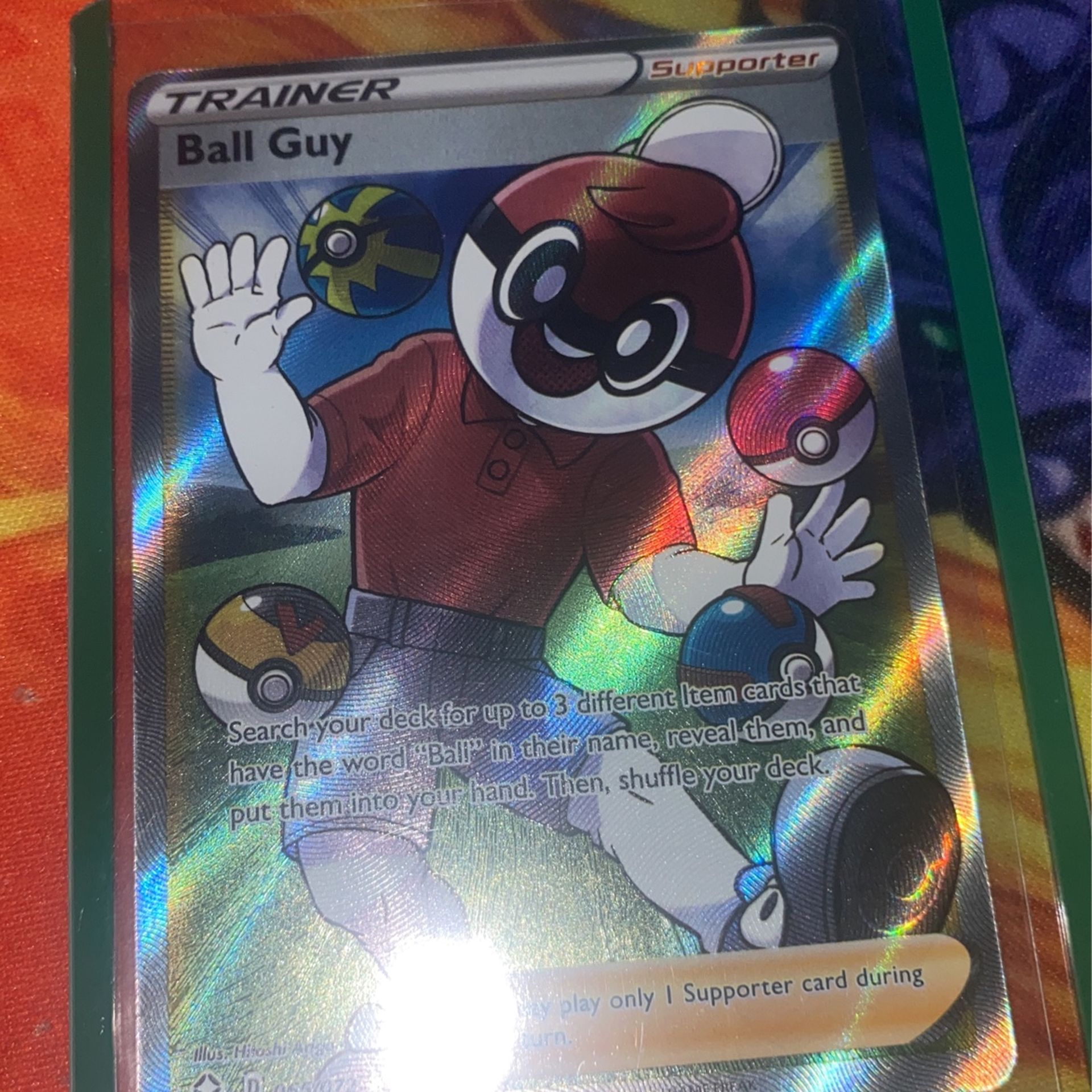Pokemon Shining Fates Ball Guy Full Art