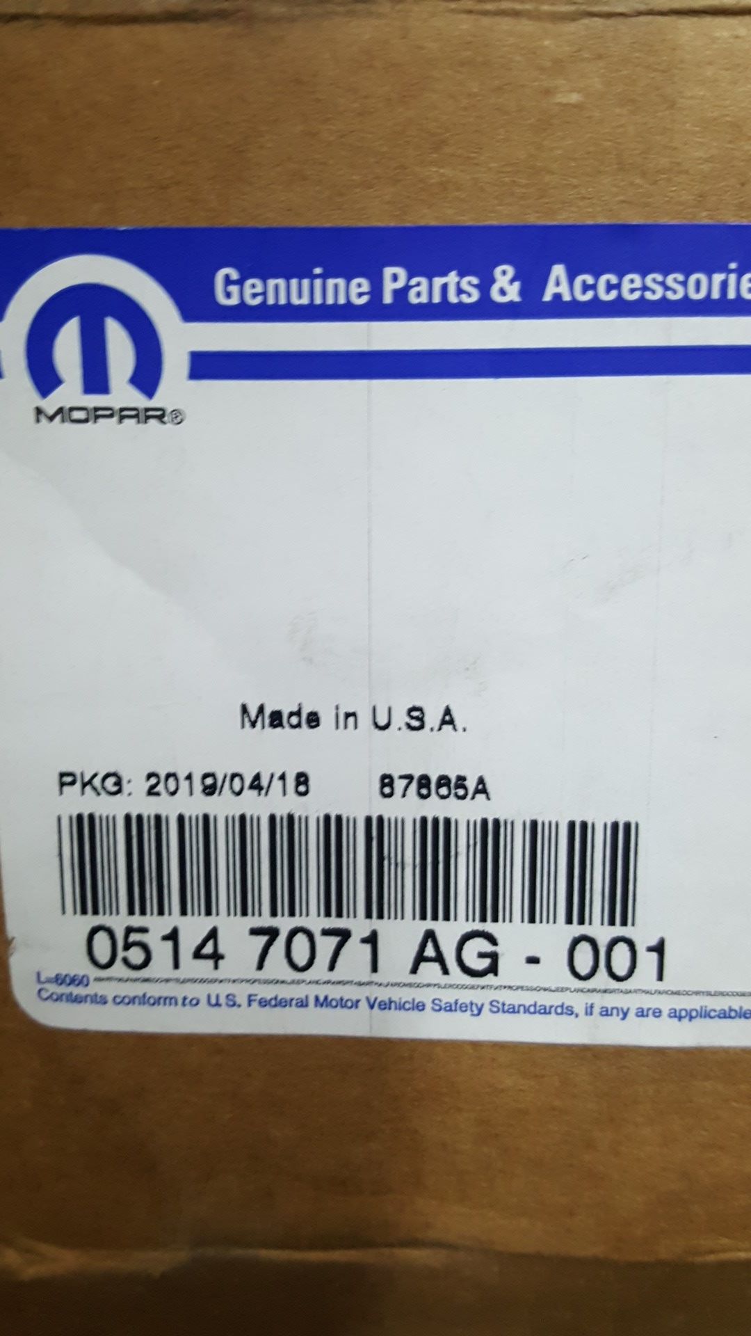 BRAND NEW OEM MOPAR VAPOR CANISTER FOR 1112 NITRO OR JEEP LIBERTY PART